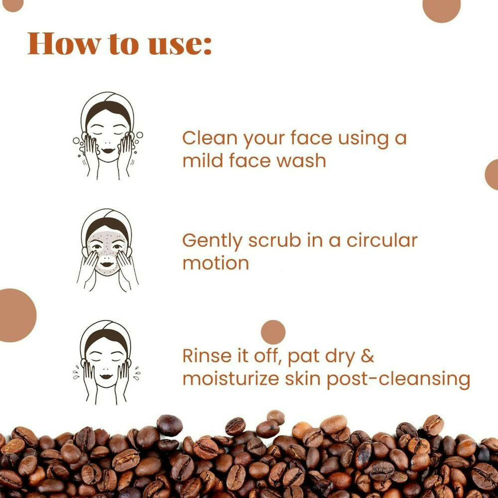 NutriGlow NATURAL'S Raw Irish Coffee Face & Body Scrub - Grab2buy