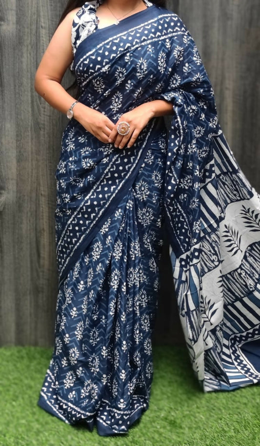 Exclusive Collection Grey Beautiful Mulmul Cotton Grab2Buy