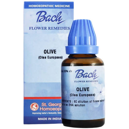 St. George’s Bach Flower Remedies Olive – Homeopathic Exhaustion & Energy Restoration Flower Remedy
