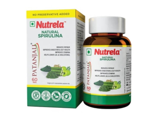 Patanjali Nutrela Natural Spirulina | Superfood Supplement for Immunity & Energy