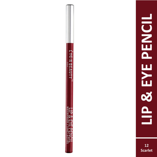 Lyon Beauty Lip & Eye Pencil - Scarlet 12