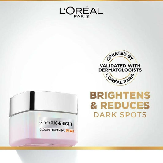 L'Oreal Paris Glycolic Bright Day Cream With SPF 17 - Grab2buy