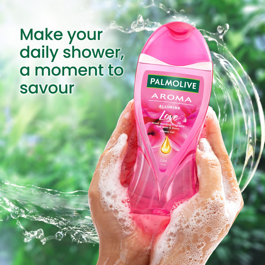 Palmolive Aroma Alluring Love Body Wash With Soft Rose & Peony Grab2Buy Palmolive Grab2Buy