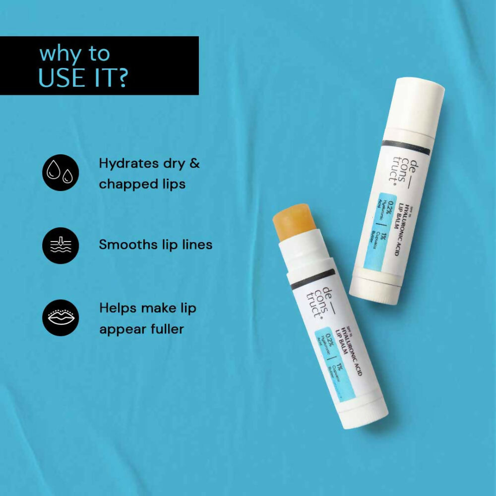 Deconstruct Hyaluronic Acid Lip Balm For Dry & Chapped Lips - Grab2buy