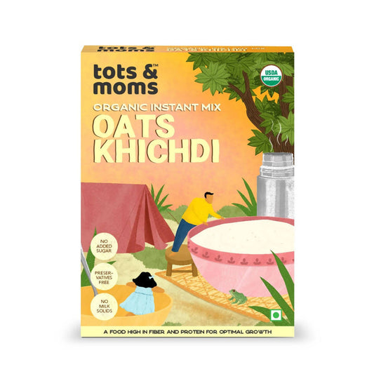 Tots and Moms Organic Oats Khichdi Instant Mix - Grab2buy