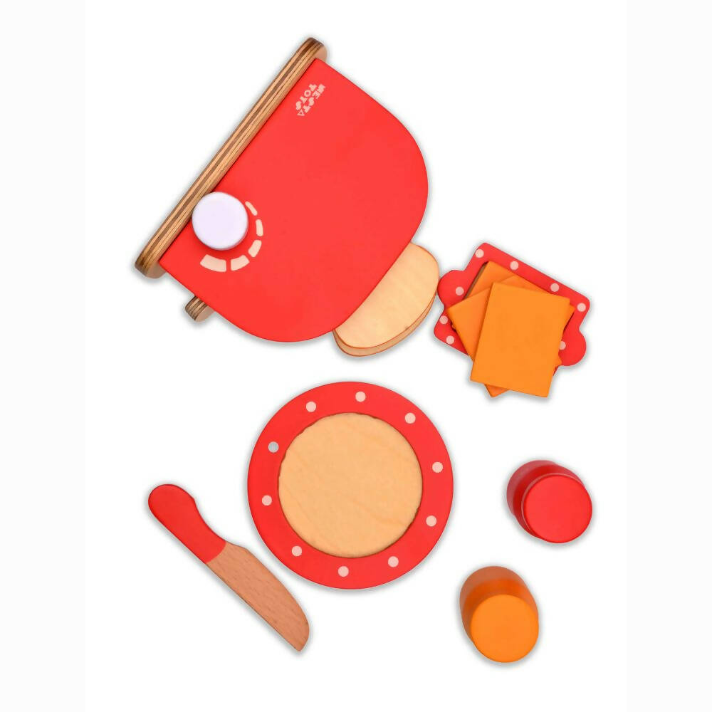 Nesta Toys Bread Pop-up Toaster Toy - Multicolor - Grab2buy
