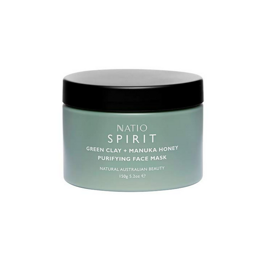 Natio Spirit Green Clay + Manuka Honey Purifying Face Mask Grab2Buy Natio Grab2Buy
