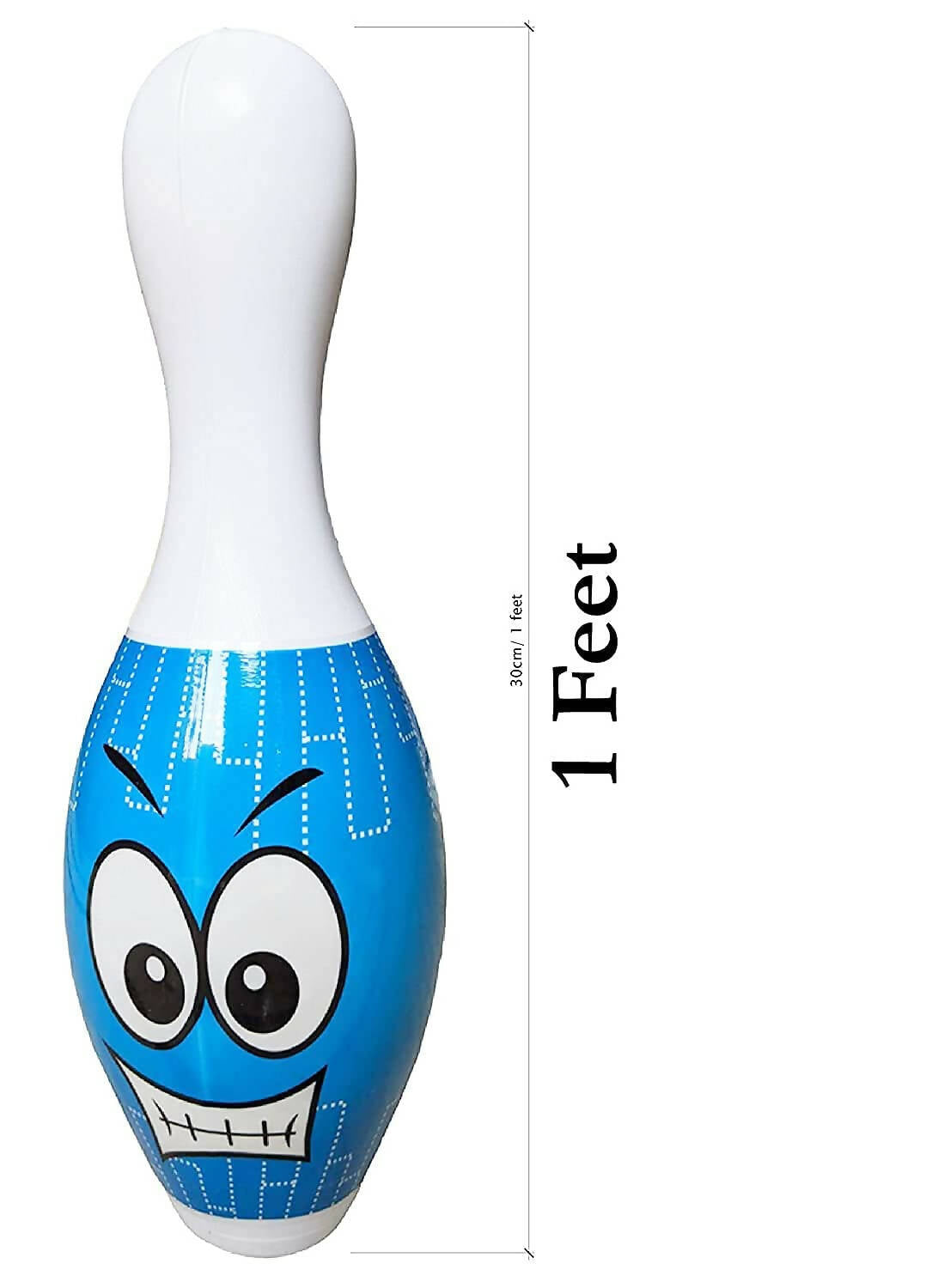 Sardar Ji Ki Dukan Plastic Big Size Bowling Set Game For Kids And Adult, 6 Pins 1 Large Balls (Multicolor), Standard - Grab2buy