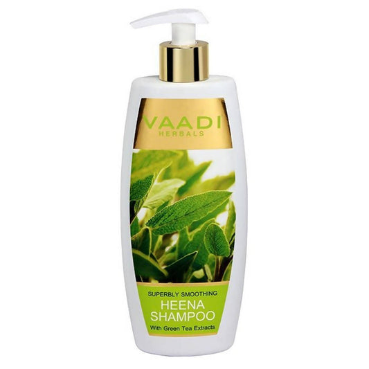 Vaadi Herbals Superbly Smoothing Heena Shampoo With Green Tea Extracts - Grab2buy