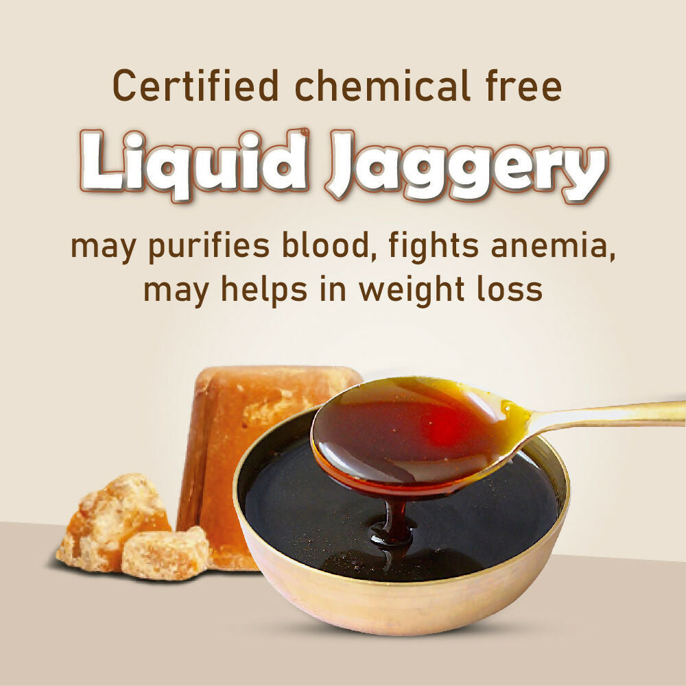 Naivedyam Chemical Free Liquid Jaggery - Jar - Grab2buy
