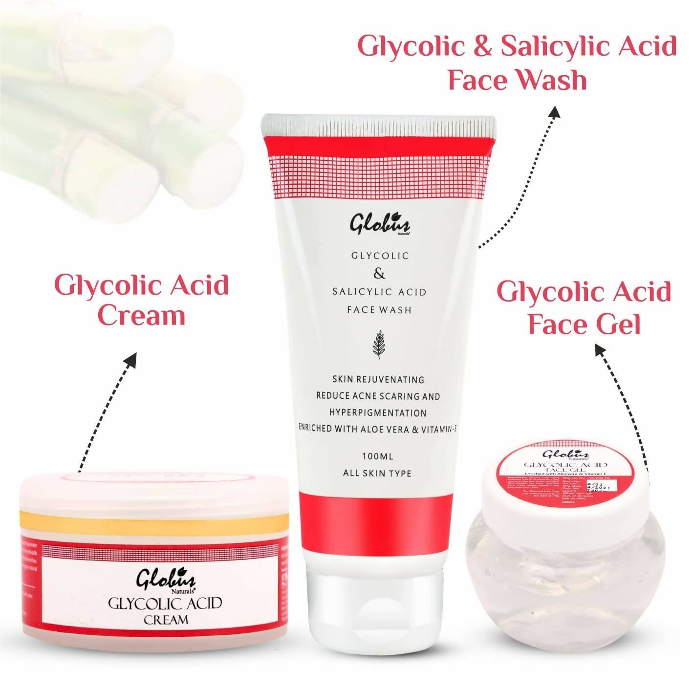 Globus Naturals Glycolic Acid Face Cream - Grab2buy