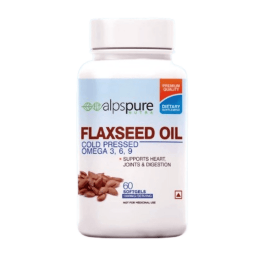 Alpspure Nutra Flaxseed Oil Capsules - Grab2buy