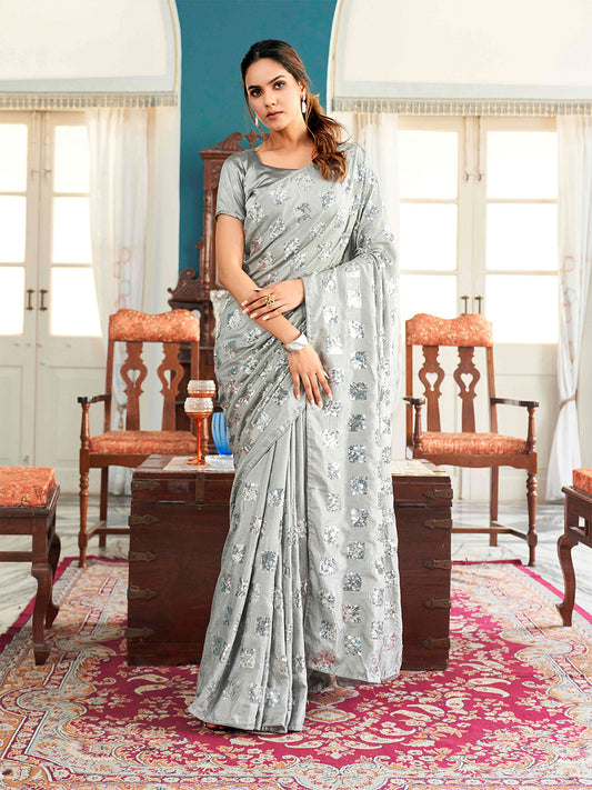 Tikhi Imli Embellished Sequinned Heavy Work Grab2Buy