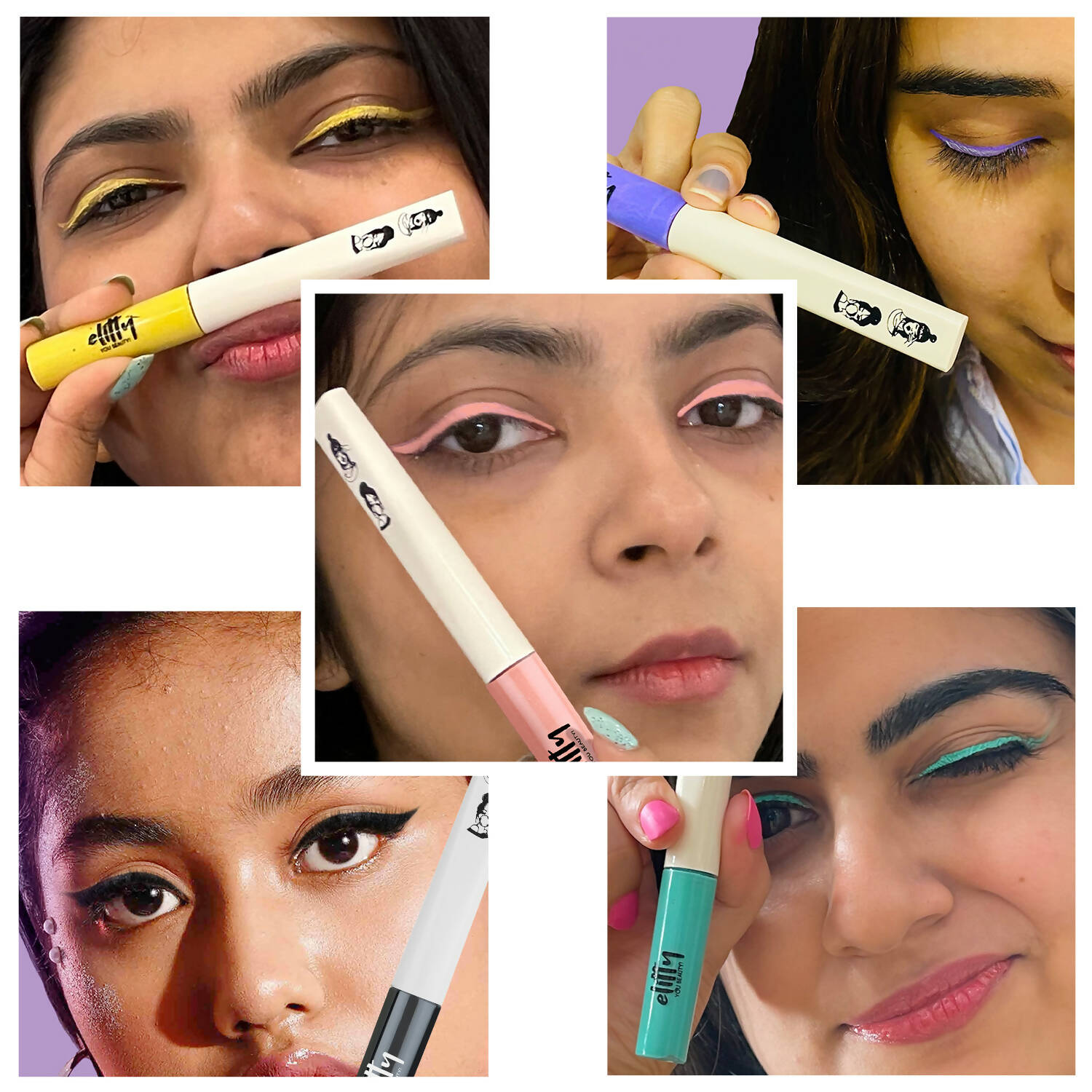 Elitty Eye Gotta Feeling Pop Color Eyeliner Combo - Grab2buy