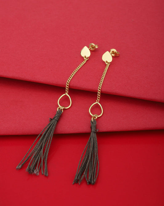 Rhodium Plated With Cz Petite Stud Earring For Women - Wahe Jewels Noz2Toz