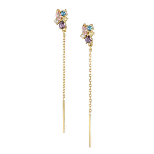 Rhodium Plated Cz Drop Earring For Women - Wahe Jewels | Grab2Buy