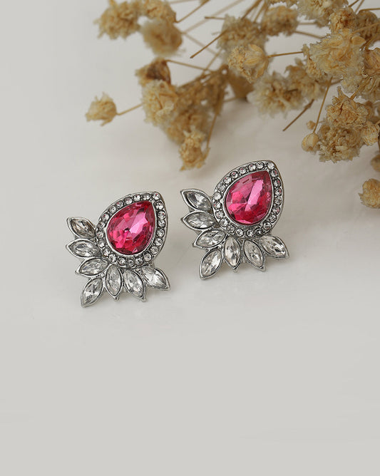 Gold-Polished Cz Star Stud Earring For Women - Wahe Jewels | Grab2Buy