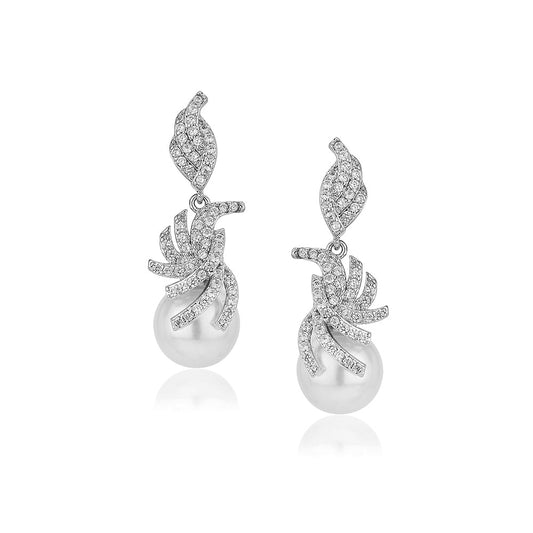 Gold-Polished Contemporary Fancy Drop Earring For Women - Wahe Jewels | Grab2Buy