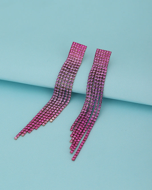 Gold-Polished With Cz Fancy Bold Earring For Women - Wahe Jewels Noz2Toz