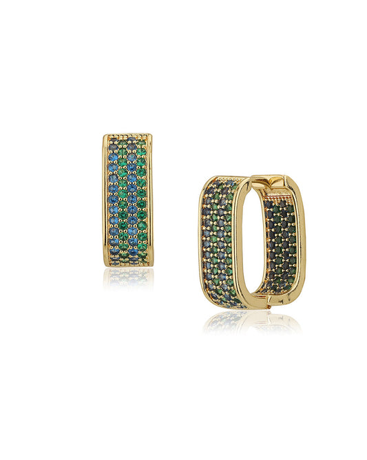 Set Of 2 Gold-Polished Trending Hoop Earring - Wahe Jewels | Grab2Buy