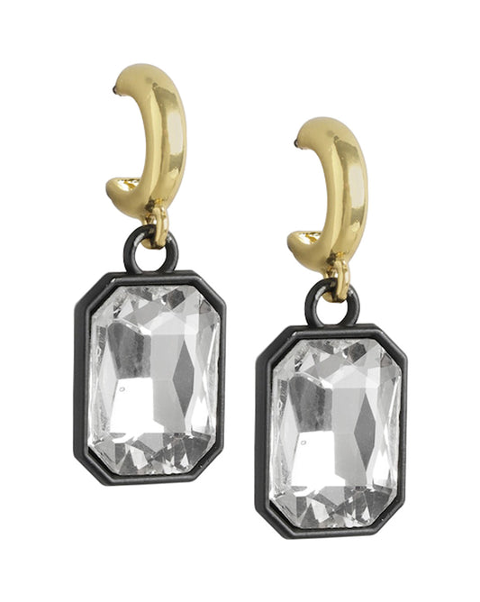 Rhodium Plated Cz Floral Drop Earring For Women - Wahe Jewels | Grab2Buy