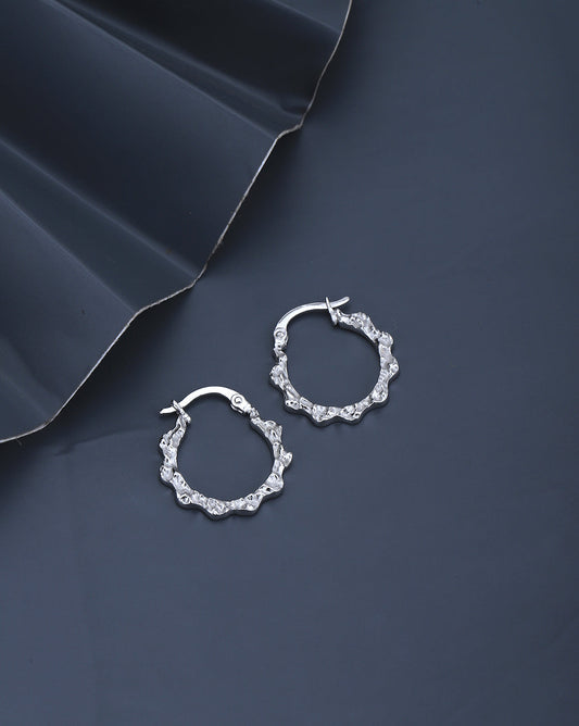 Rose Gold-Polished Floral Bold Stud Earring - Wahe Jewels | Grab2Buy