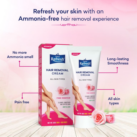 Torque's Refresh Hair Removal Cream With Rose Essence