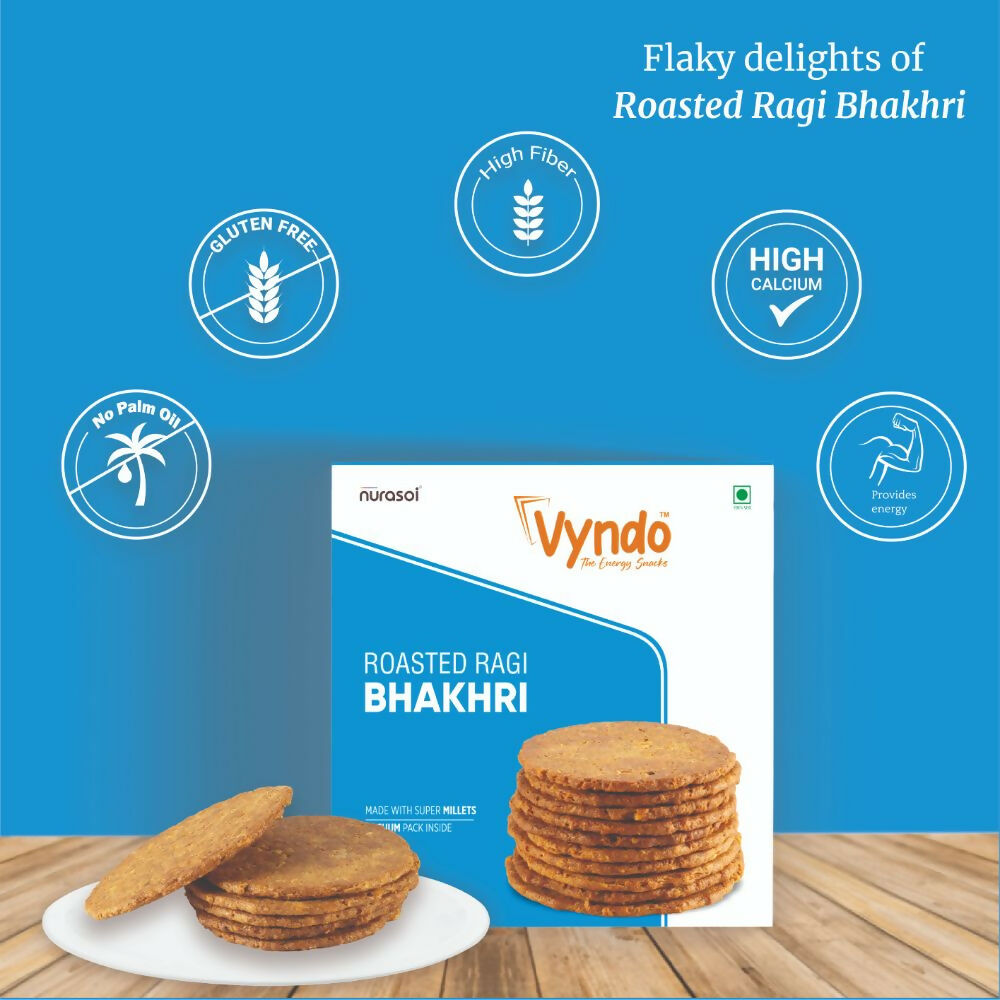 Vyndo Roasted Ragi Bhakhri - Grab2buy