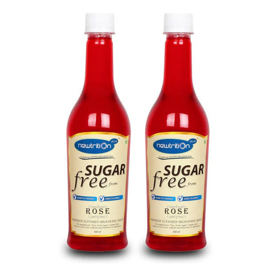 Newtrition Plus Sugar Free Rose Syrup