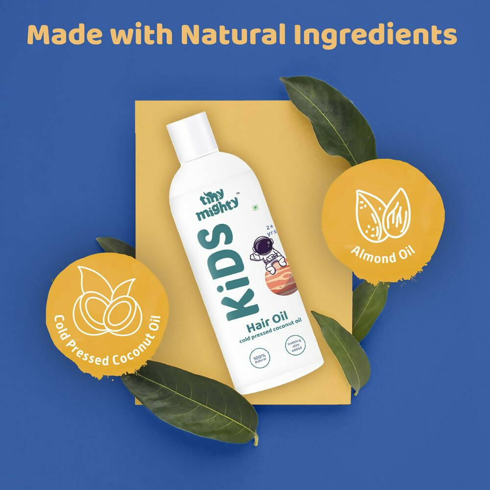 Tiny Mighty Kids Shampoo And Hair Oil Combo For Sensitive Skin - Grab2buy