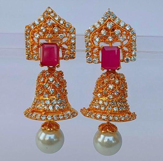 Ad Ruby Bell Type Jhumkas Grab2Buy Mokshi Collections Grab2Buy