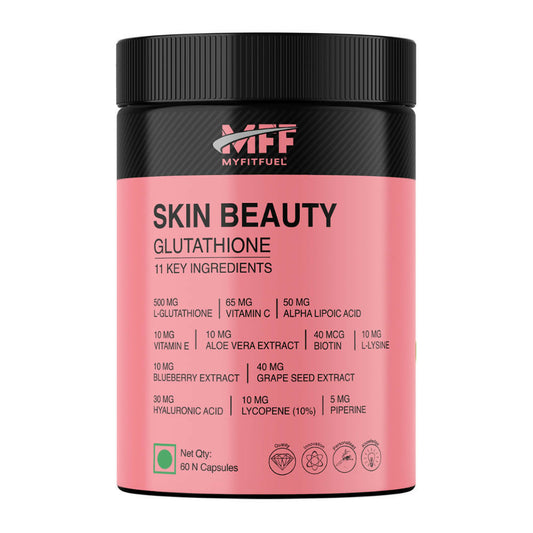 MyFitFuel Skin Beauty Glutathione + Lycopene, Vitamin C & E, Hyaluronic Acid, Biotin Capsules Grab2Buy MyFitFuel Grab2Buy