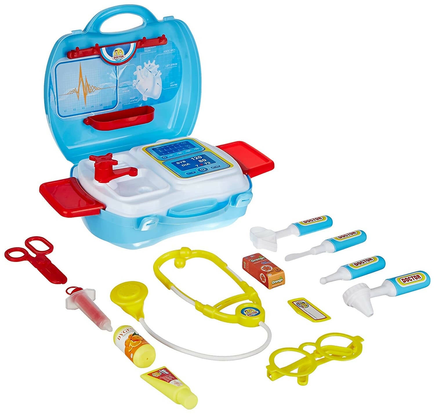Sardar Ji Ki Dukan Pretend Play Doctor Play Sets For Boys/Girls/Kids Doctor Kit Toys With Suitcase - Isi Approved (Doctor Set - Box) - Grab2buy