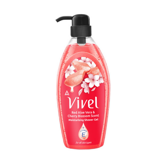 Vivel Red Aloe Vera & Cherry Blossom Scent Moisturizing Shower Gel Grab2Buy Vivel Grab2Buy