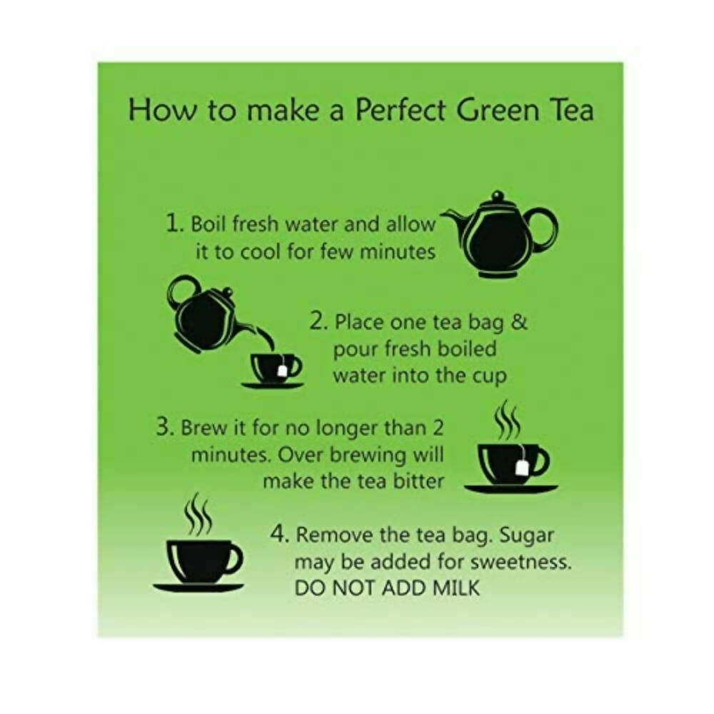 Tanza Tea Slim Green Tea Bags Tulsi Herbal - Grab2buy
