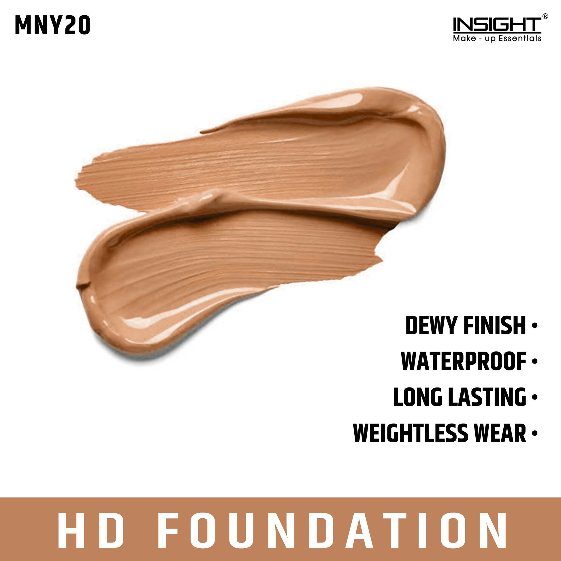 Insight Cosmetics HD Foundation - MNY 20 - Grab2buy