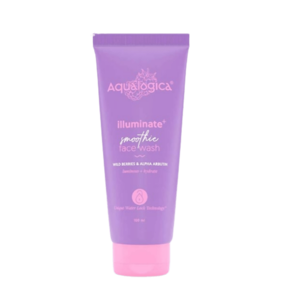 Aqualogica Illuminate+ Smoothie Face Wash With Wild Berries & Alpha Arbutin - Grab2buy