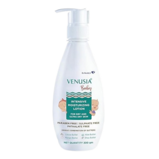 Dr. Reddy's Venusia Baby Intensive Moisturizing Lotion | For Dry & Ultra Dry Skin | Paraben, Sulphate & Phthalate-Free