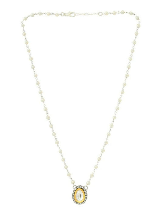 Beaded Kundan Necklace - Ruby Raang Grab2Buy Ruby Raang Grab2Buy