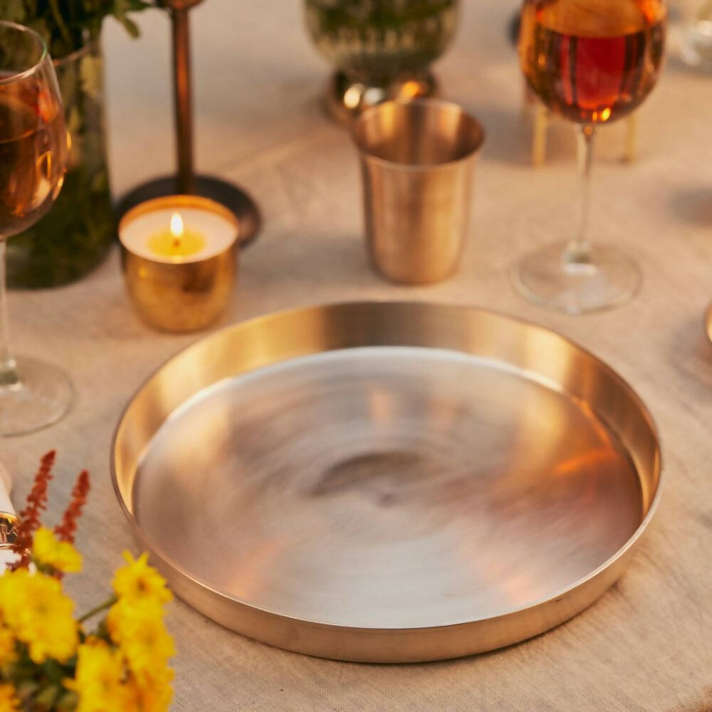 The Herb Boutique Kansa Thali - Grab2buy