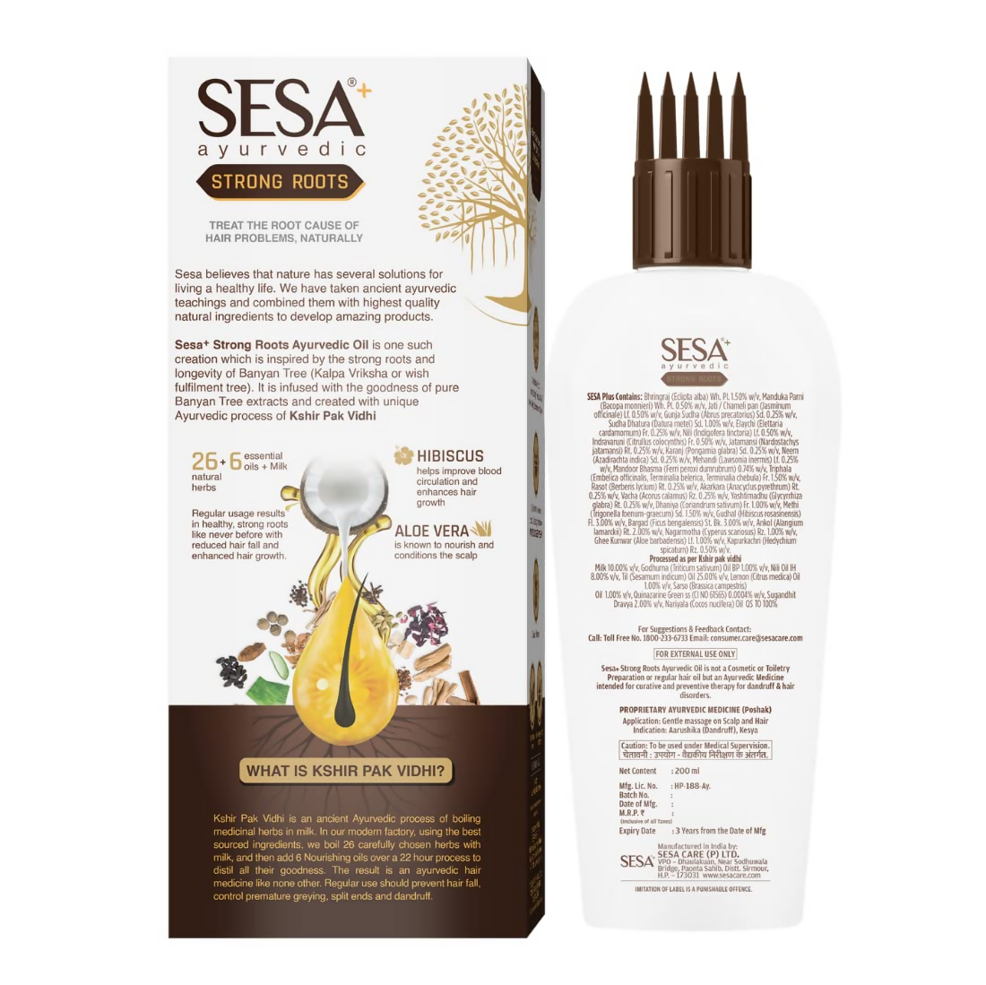 Sesa Ayurvedic Strong Roots Hair Oil - Grab2buy