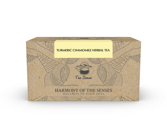Tea Sense Turmeric Chamomile Tea Bags Box