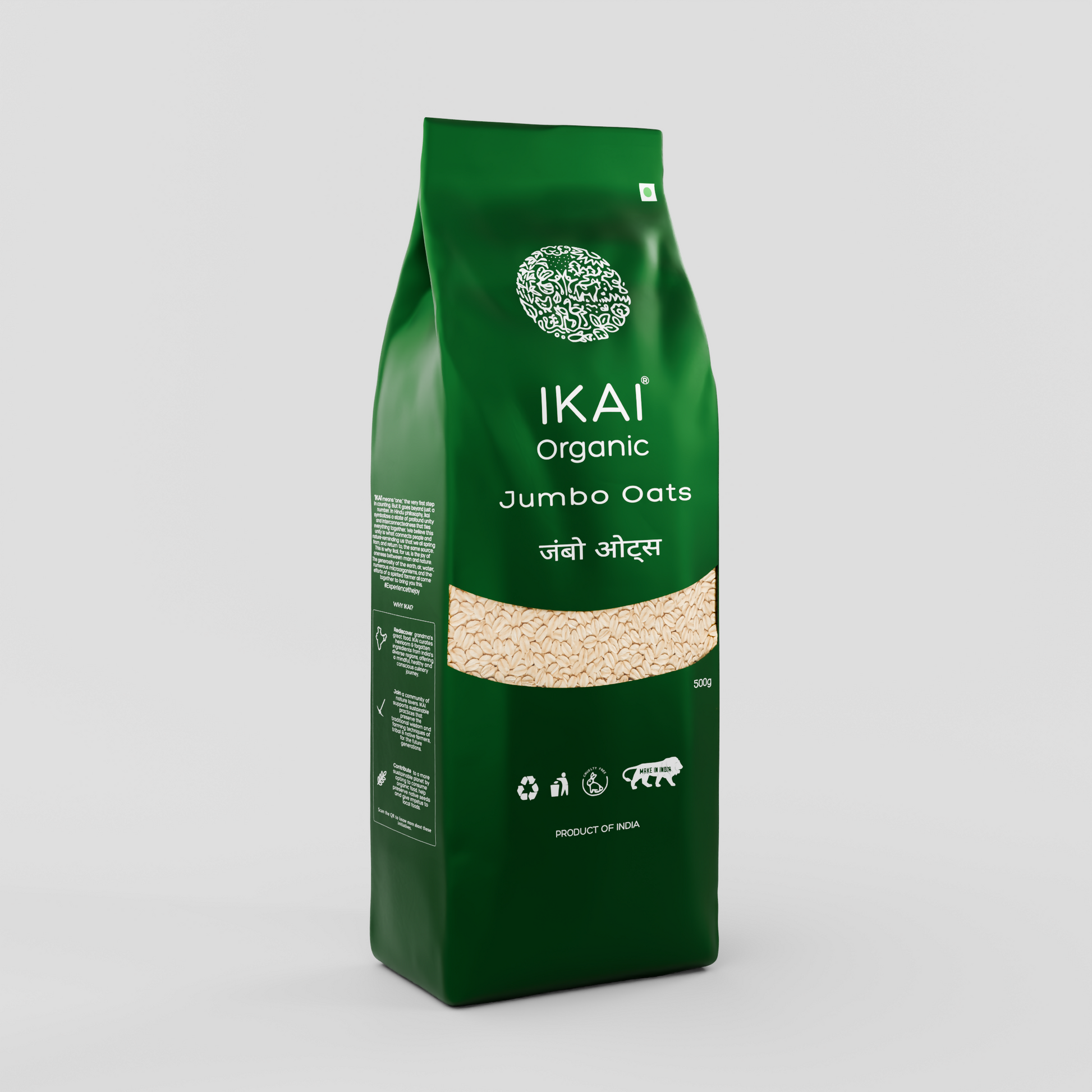 1 - Organic Jumbo Oats - 500 gm (1)