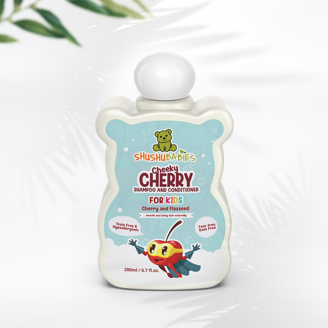 ShuShu Babies Cheeky Cherry Shampoo & Conditioner (under 4-12 Years) - Grab2buy