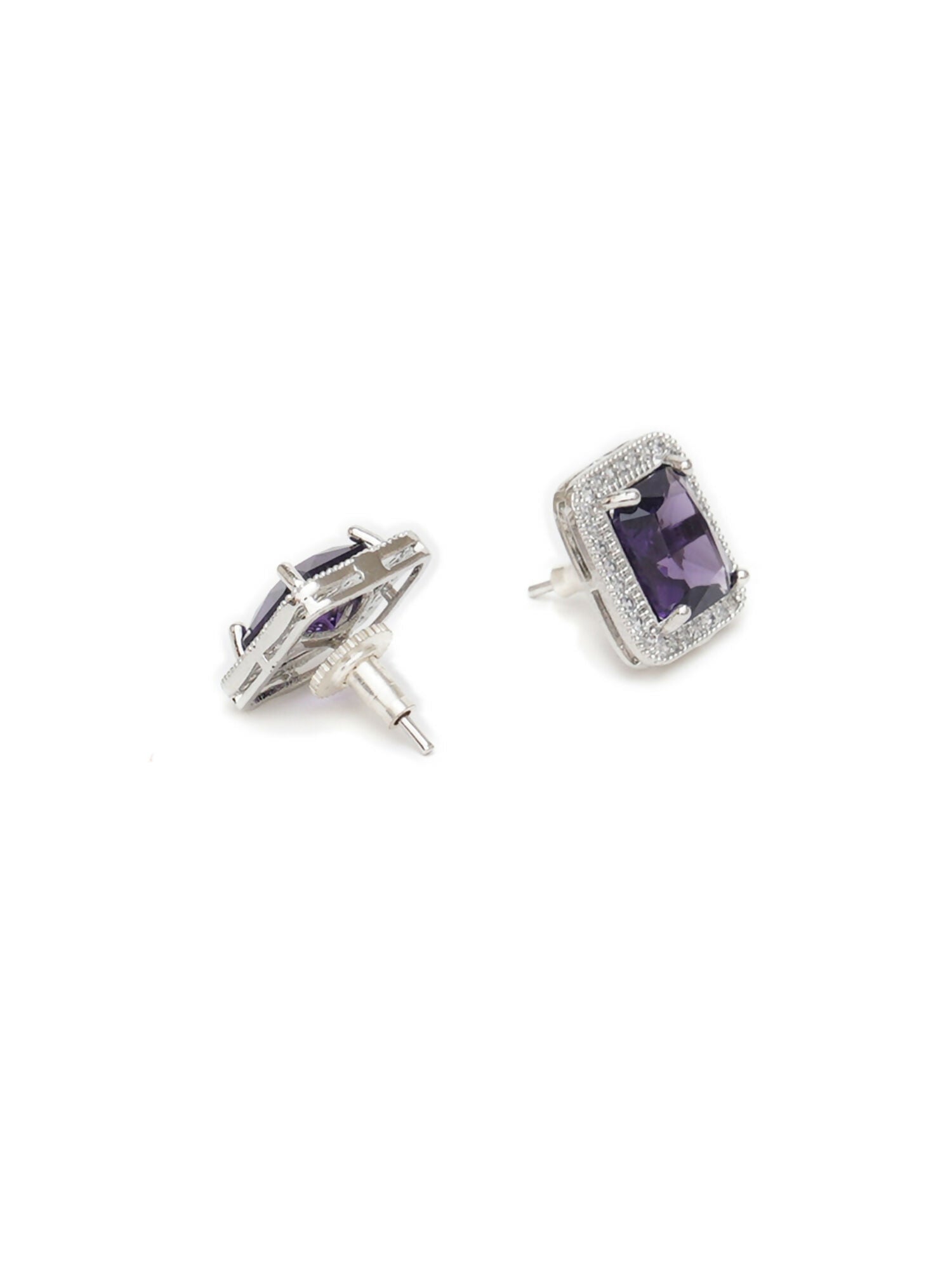 stone stud (purple) - Ruby Raang - Grab2buy