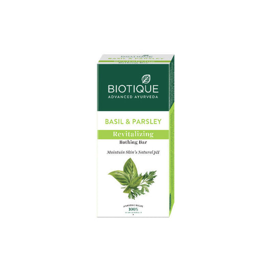 Biotique Bio Basil And Parsley Revitalizing Bathing Bar Grab2Buy Biotique Grab2Buy