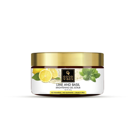 Good Vibes Brightening Gel Scrub - Lime & Basil