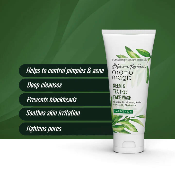 Blossom Kochhar Aroma Magic Neem & Tea Tree Face Wash - Grab2buy