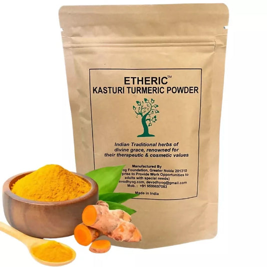 Etheric Wild Kasturi Turmeric Powder for Skin Care & Whitening