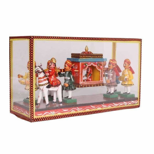 Kondapalli Meena Set With Frame - Grab2buy